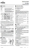 Electric floor heating thermostat instructions