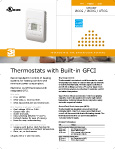 Warm tile thermostat datasheet